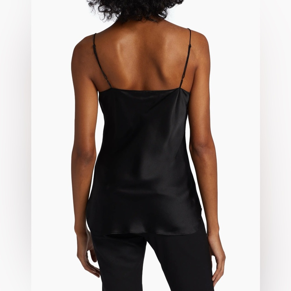 Nili Lotan Isabella Silk Cami in black - Picture 7 of 16